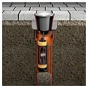 HEITRONIC Outdoor Kabelmuffe, IP68, beidseitig 4x 6-14mm, wasserdicht bis 1m Wassertiefe, UV-beständig, schwarz/gelb