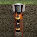 HEITRONIC Outdoor Kabelmuffe, IP68, beidseitig 4x 6-14mm, wasserdicht bis 1m Wassertiefe, UV-beständig, schwarz/gelb