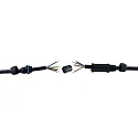 HEITRONIC Kabelverbinder, 5-polig, 130x32mm, IP68, schwarz