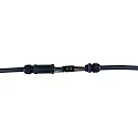 HEITRONIC Kabelverbinder, 5-polig, 130x32mm, IP68, schwarz
