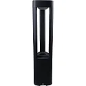 HEITRONIC LED Sockelleuchte MARYLAND, IP54, Dreieck-Grundform, 50cm, 9W 3000K 250lm, anthrazit / matt