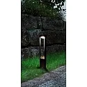 HEITRONIC LED Sockelleuchte MARYLAND, IP54, Dreieck-Grundform, 50cm, 9W 3000K 250lm, anthrazit / matt