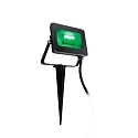 HEITRONIC Outdoor LED Flutlichtstrahler KINGSTON RGB + CCT-Switch, IP44, 15W 1250lm 110°, mit Fernbedienung, dimmbar, anthrazit