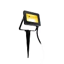 HEITRONIC Outdoor LED Flutlichtstrahler KINGSTON RGB + CCT-Switch, IP44, 15W 1250lm 110°, mit Fernbedienung, dimmbar, anthrazit