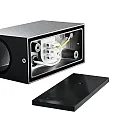 HEITRONIC Außenwandleuchte ABAJO, eckig, 1-flammig, GU10, anthrazit