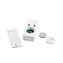 HEITRONIC Funkgong Set PATRAS mit 30 Melodien, Lautsprecher für die Steckdose, 100m Reichweite, IP44