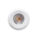 LED Recessed spot DL7202, Ø82mm, 38°, 5W, 3000K, 380lm, IP44, white