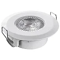 LED Recessed spot DL7202, Ø82mm, 38°, 5W, 3000K, 380lm, IP44, white