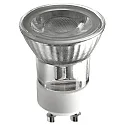 LED Reflektorlampe MR11, GU10, 3W 2700K 240lm 24°, Glas, silber / klar