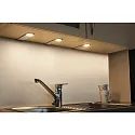 HEITRONIC LED Under-cabinet luminaire IMOLA set of 3, 6,3W, 3000K, each 130lm, IP20