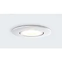 HEITRONIC LED Recessed spot DL8002 round swivelling 38° white 8,5W 720lm IP65 2700K + 4000K dimmable