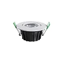 HEITRONIC LED Recessed spot DL8002 round swivelling 38° white 8,5W 720lm IP65 2700K + 4000K dimmable