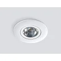 HEITRONIC LED Recessed spot DL8002 round swivelling 38° white 8,5W 720lm IP65 2700K + 4000K dimmable