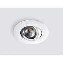 HEITRONIC LED Recessed spot DL8002 round swivelling 38° white 8,5W 720lm IP65 2700K + 4000K dimmable