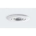 HEITRONIC LED Recessed spot DL8002 round swivelling 38° white 8,5W 720lm IP65 2700K + 4000K dimmable