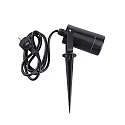 Erdspießstrahler BURANO, IP44, 230V AC, GU10 LED max. 7W, mit 2m Anschlussleitung + Stecker