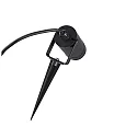 HEITRONIC Erdspießstrahler BURANO, IP44, 230V AC, GU10 LED max. 7W, mit 2m Anschlussleitung + Stecker