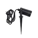 HEITRONIC Erdspießstrahler BURANO, IP44, 230V AC, GU10 LED max. 7W, mit 2m Anschlussleitung + Stecker