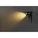 HEITRONIC Erdspießstrahler BURANO, IP44, 230V AC, GU10 LED max. 7W, mit 2m Anschlussleitung + Stecker