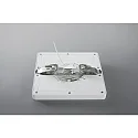 HEITRONIC LED Panel SELESTO, Clip-on System, 164mm, 12W, 3000/4000/6000K, 1100lm, square, IP20, white
