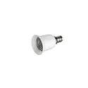 Lampensockel-Adapter E14 auf E27 bis 60 Watt, 230V AC, Kunststoff