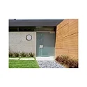 HEITRONIC wall and ceiling luminaire TELLA round IP65, anthracite 
