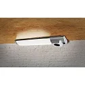 LED Unterbauleuchte DETMOLD, IP20, mit 1 Steckdose + Schalter, Aluminium / PMMA, silber/weiß, 44.9cm, 5W 4000K 250lm 120°