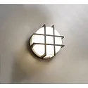 HEITRONIC LED Wand- / Deckenleuchte CIRCULA, mit Schutzgitter, rund, 10W, 3000K, 460lm, IP65, anthrazit