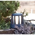 HEITRONIC LED Wegbegrenzungsleuchte GOMERA, rund, 8,5W, 3000K, 200lm, IP65, mit Anfahrschutz, anthrazit