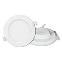HEITRONIC LED Einbaudownlight LE MANS, rund, 12W, 3000/4000/6000K, 1000lm, IP44, dimmbar, weiß