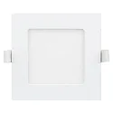 HEITRONIC LED Einbaudownlight LE MANS, eckig, 6W, 3000/4000/6000K, 430lm, IP44, dimmbar, weiß
