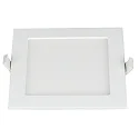 LED Einbaudownlight LE MANS, eckig, 12W, 3000/4000/6000K, 1000lm, IP44, dimmbar, weiß