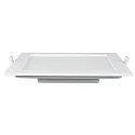 HEITRONIC LED Einbaudownlight LE MANS, eckig, 20W, 3000/4000/6000K, 1800lm, IP44, dimmbar, weiß