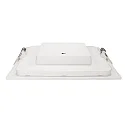 HEITRONIC LED Einbaudownlight LE MANS, eckig, 20W, 3000/4000/6000K, 1800lm, IP44, dimmbar, weiß