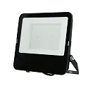 Outdoor LED Flutlichtstrahler DERBY 2.0, IP65, 150cm Kabel (offen), Alu schwarz / gehärtetes Glas, 150W 4000K 24000lm