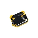 HEITRONIC Outdoor LED Akku-Flutlichtstrahler NEWPORT 2.0, IP54, 20W 4000K 2000lm 110°, mit Powerbank-Funktion, dimmbar, gelb/schwarz