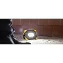 HEITRONIC Outdoor LED Akku-Flutlichtstrahler NEWPORT 2.0, IP54, 20W 4000K 2000lm 110°, mit Powerbank-Funktion, dimmbar, gelb/schwarz