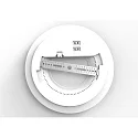 HEITRONIC LED Wand-/Deckenleuchte ALLROUNDER, Ø 23cm, 20W 3000K 1800lm 110°, Aufbau + Einbau, schaltbar, weiß, Standard