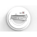 HEITRONIC LED Wand-/Deckenleuchte ALLROUNDER, Ø 23cm, 20W 3000 1800lm 110°, Aufbau + Einbau, schaltbar, weiß, mit IR-Sensor