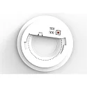 HEITRONIC LED Wand-/Deckenleuchte ALLROUNDER, Ø 23cm, 20W 3000 1800lm 110°, Aufbau + Einbau, schaltbar, weiß, mit IR-Sensor