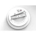 HEITRONIC LED Wand-/Deckenleuchte ALLROUNDER, Ø 23cm, 20W 3000 1800lm 110°, Aufbau + Einbau, schaltbar, weiß, mit IR-Sensor