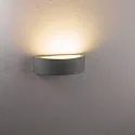 HEITRONIC outdoor wall luminaire HOJA up / down E27 IP54, powder coated, white 