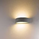 HEITRONIC outdoor wall luminaire HOJA up / down E27 IP54, powder coated, white 