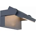 HEITRONIC LED Außenwandleuchte ARONA, IP54, 230V, 12.5W 3000K 750lm, Diffusor 340° drehbar, Alu-Druckguss / PC, anthrazit