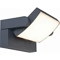 HEITRONIC LED Außenwandleuchte ARONA, IP54, 230V, 12.5W 3000K 750lm, Diffusor 340° drehbar, Alu-Druckguss / PC, anthrazit
