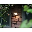 HEITRONIC Solar LED Wandleuchte ARONA, IP54, mit IR-Sensor, 3.5W 3000K 300lm, Diffusor 340° drehbar, Alu-Druckguss / PC, anthrazit