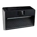 HEITRONIC Solar LED Wandleuchte MELILLA, IP54 Down, 1.5W 3000K 180lm, mit IR-Sensor, Alu-Druckguss/Glas, anthrazit