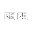 HEITRONIC LED Wand-/Deckenleuchte ALLROUNDER, Ø33cm, 14-20W, 2700-5000K, 1400-2100lm, IP54, weiß