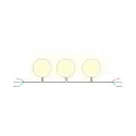 HEITRONIC LED Wand-/Deckenleuchte ALLROUNDER, Ø33cm, 14-20W, 2700-5000K, 1400-2100lm, IP54, weiß