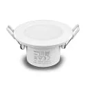 HEITRONIC recessed luminaire DL7003 round, CCT Switch IP65, white dimmable 6,7W 550/630/610lm 3000/4000/6500K 100° CRI >80